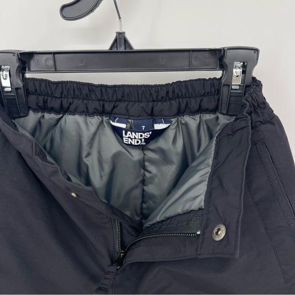 LANDS END Insulated Iron Knee/Seat Snow Pants Kids 7 Gorpcore Ski Snowboard - Picture 12 of 15